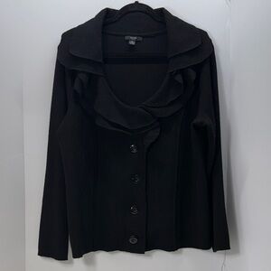 Alfani Women's Classic Black Merino Wool Sweater